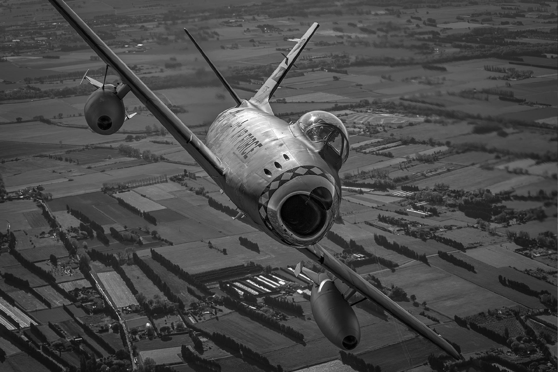 F86 Sabre photo shoot